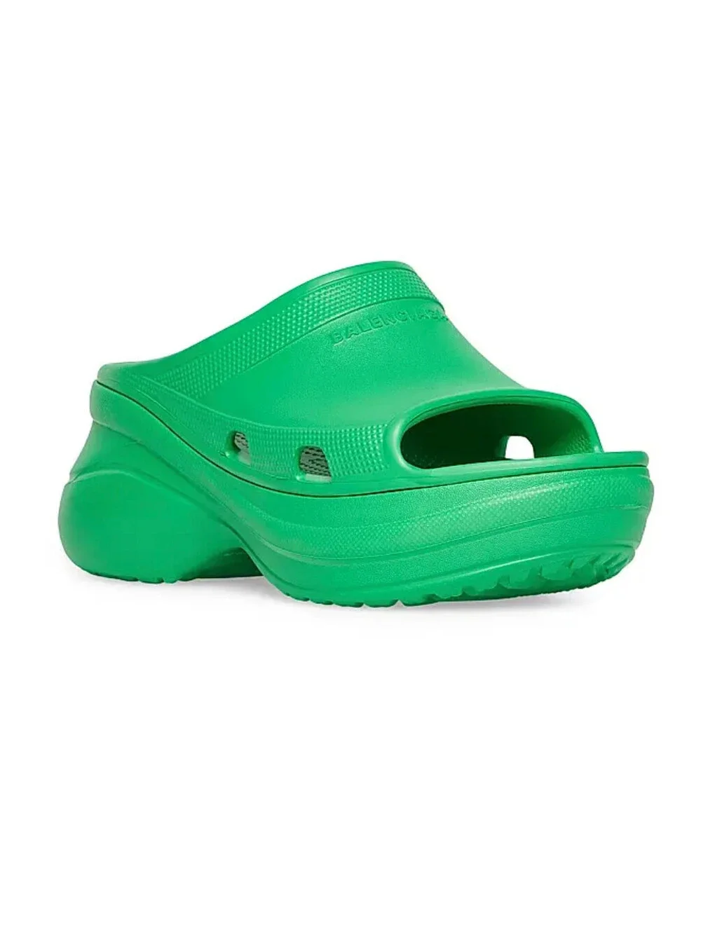 NIB $625 Balenciaga X Crocs Green Pool Slide Sandals Sneaker Designer 42/9
